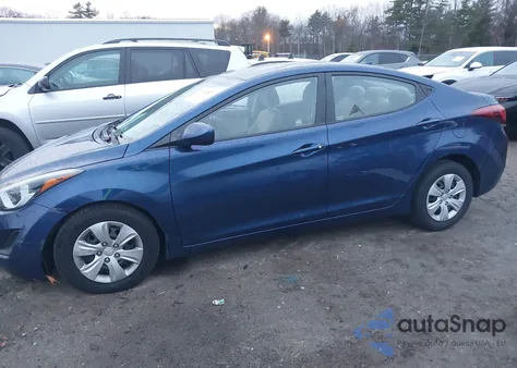 2016 Hyundai Elantra Se from USA, damaged, VIN 5NPDH4AE4GH773000